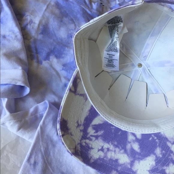 VANS tie dye Cap hat & shirt top NWT - Picture 4 of 4